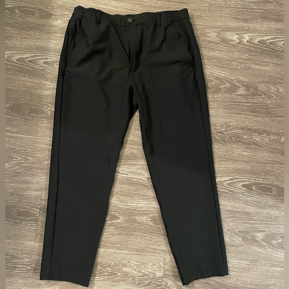 Marc New York Men's Sleek Black Dress Pants